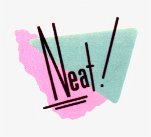 Set Two Of Transparent 80s Stickers - 90s Graphic Design #4425129