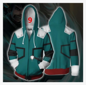 Boku No Hero Academia Hoodies Izuku Katsuki All Might - My Hero Academia Deku Jacket #4425712