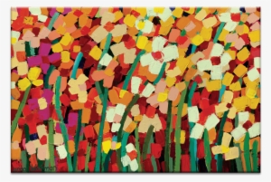 Skeeta Daisies - Canvas Print #4425890