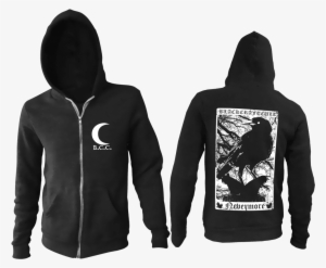 Zip Up Hoodie - Black Craft Cult Death Hoodie #4426417