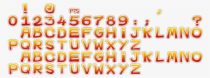 Enter Image Description Here - Font Sprite Sheet #4427020