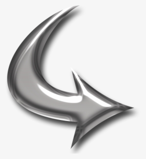 Arrow Chrome Right - Chrome Arrow Png #4427025