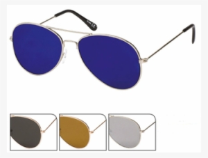 Sunglasses Aviators Aviator - Pilotenbrille Blau #4428175