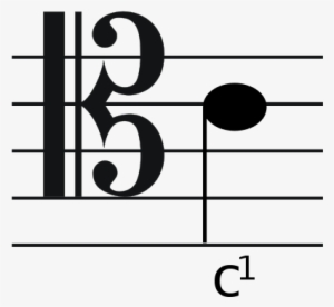 Png Image Information - Alto Clef #4428789