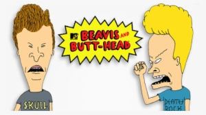 Beavis And Butt-head Tv Show Image With Logo And Character - Beavis And Butthead Logo #4428823