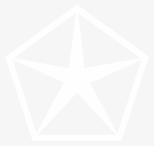 Chrysler Logo Black And White - Web Logo Png White #4429624