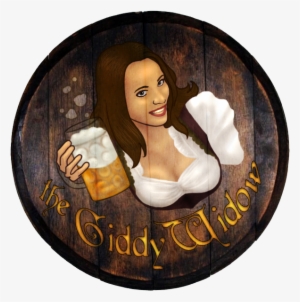 Giddy Widow Sign Texture - Oval #4429712