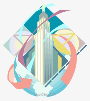 Empire State Building Royalty Free Vector Clip Art - Science #4430077
