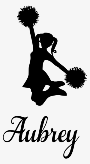 Cheerleader Cartoon Black And White #4431391