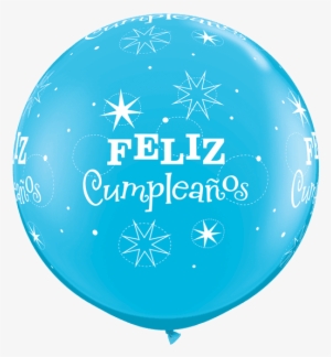1 X 3' Robin's Egg Blue Feliz Cumpleanos Sparkle Qualatex - Feliz Cumpleaños En Azul #4431674