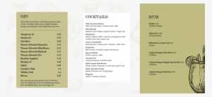 Drinks Menu 2 Jpeg - Drinks Menu #4432737