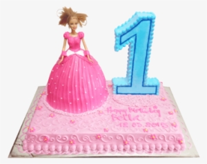 Special Doll Cake - Barbie Doll 1.5 Kg Cake #4434421