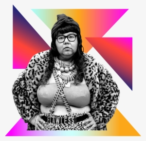 Photo Illustration Of Virgie Tovar In Black And White - Illustration #4434505