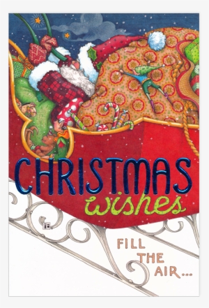 Christmas Wishes Tri-fold Greeting Card - Greeting Card #4434865