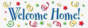 Welcome Home Banner Designs - Free Transparent PNG Download - PNGkey