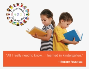 Students Reading Above The Quote, All I Really Need - Boy And Girl Study Together #4435570