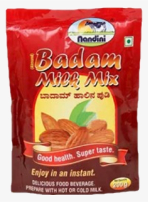 Badam Drink, 200 Gm Pouch - Nandini Milk Shop #4436118