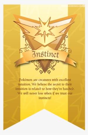 Team Instinct Banner - Team Instinct Poster Art #4437382