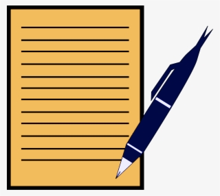 Pencil And Paper Clipart Transparent - Animated Pencil And Paper #4439633