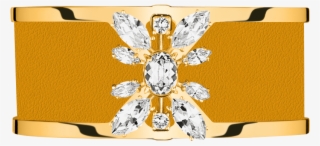 Cuff Structure 25mm Gold, Facette Removable 25mm Clip - Les Georgettes #4439720