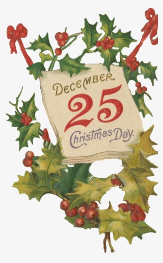 Zoom Diseño Y Fotografia Christmas Vintage Adornos - Old Vintage Christmas Postcards Holly #4440970