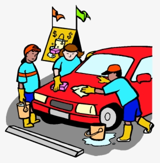 Car Clipart Cartoon - Car Wash School Fundraiser Clipart #4441277