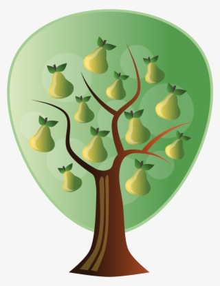 Pear Tree Clipart Translucent - Pear Tree Clipart Png #4441918