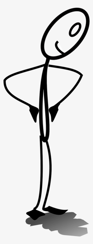 Stickman Akimbo Smile Sport - Angry Stickman #4442649