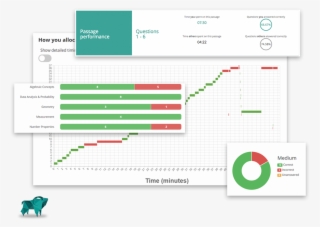 Blue Goat Looking At Scoring Charts - Goat #4444389