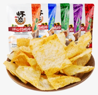 Lightbox Moreview - Huainian Yam Crisps Green Onion Ribs Flavor 80g 怀恋 #4444647