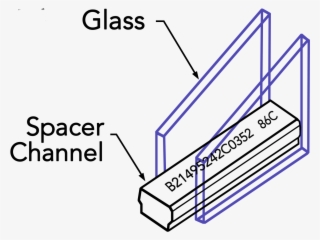 Markings Are Etched In The Glass Or Printed/stamped - Glass Code Spacer #4445657