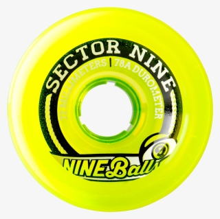 72mm 78a 9-balls/ - Sector 9 Wheels 2014 Nineballs Top Shelf Yellow - 72mm #4445733