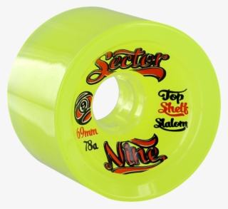 Sector 9 9ball Topshelf Slalom 69mm Lime Yel/org 78a - Sector 9 Top Shelf Wheels Lime 69mm 78a #4445896