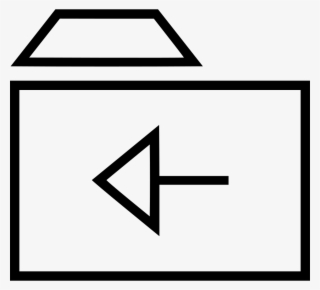 Arrow Back Archive File Folder Comments - Triangle #4446628