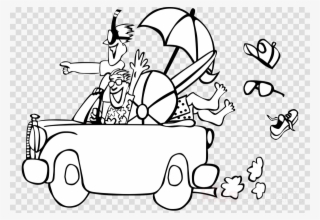 3drose Db 157501 1 Happy Retirement With Car Full Clipart - Fun Clip Art Black And White #4448067