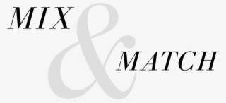 Find Out About The Combinations Of Our - Mix And Match Png #4448902