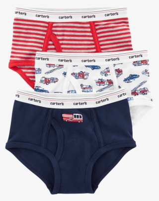 Cotton 100% - Carter's Underwear 3 Pair Briefs-preschool Boys #4450885