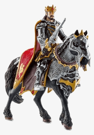 Dragon Knight King With Horse - Schleich Dragon Knight - King On Horseback Figure #4453590