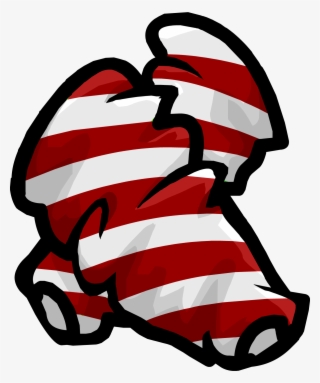 Candy Cane Wing-warmers - Club Penguin Hand Warmers #4454205