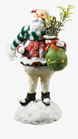 Santa Claus With Stuffed Bag - Christmas Ornament #4454267