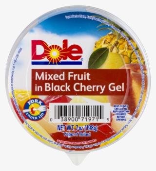 Dole Mixed Fruit In Black Cherry Gel, 7 Oz - Dole Pineapple Chunks In Heavy Syrup - 108 Oz Can #4456560