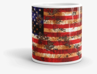 Usa Flag Grunge Coffee Mug - Zazzle Verwitterte Rostige Amerikanische Flagge Hüllen #4457399