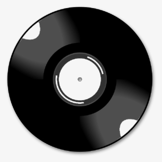 Black Disco Music Icon - Music Cd Png Icon #4458240