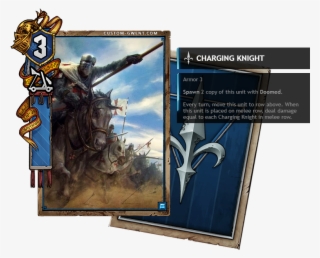 [new Card Idea] Charging Knight - Gwent Custom Cards #4460342