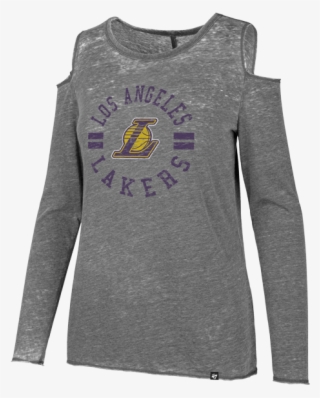 Los Angeles Lakers Fade Out Cold Shoulder Long Sleeve - '47 #4460735