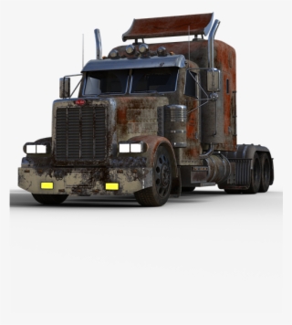 Semi Trailers, Tractor, Traffic, Auto - Semi Trailer Side View Transparent Background #4460751