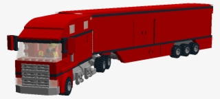 Lego City Cab-over Truck - Truck And Trailer Lego Set #4461455