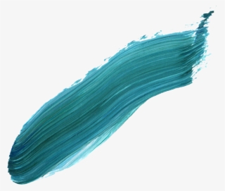 48 Paint Brush Stroke Vol - Blue Paint Stroke Transparent #4461999