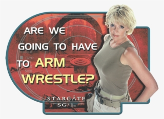 Stargate Arm Wrestle Men's Long Sleeve T-shirt - Men's Long Sleeve #4462425