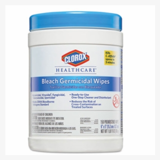 Cs Clorox Germicidal Wipes 6/cs 150ct - Clorox Healthcare Bleach Germicidal Wipes #4462479